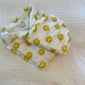 Smiley face pajamas